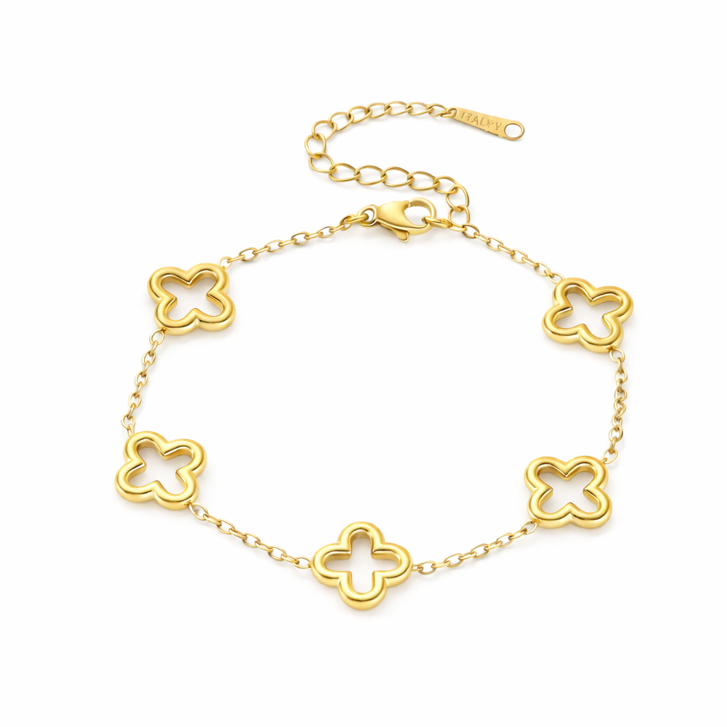 Bracelet Trèfle Doré