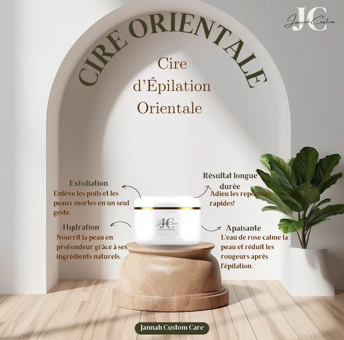 Cire Orientale d'Épilation