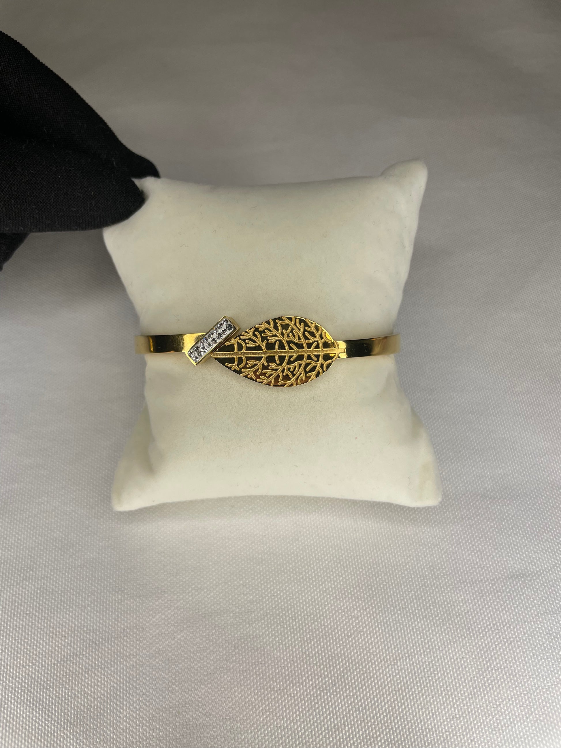 Bracelet Feuille D'or